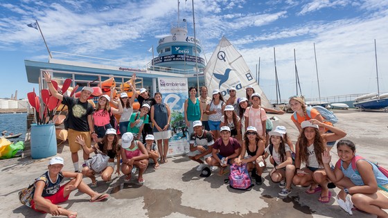 Imagen de El Cabildo y la Fundación DISA acercan los deportes marinos a la Asociación Mojo de Caña