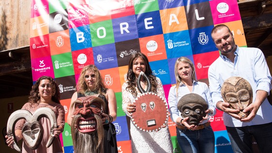 Imagen de La muestra 'Máscaras del Mundo', del Festival Boreal,  exhibe un elemento común entre la diversidad cultural