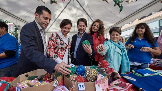 Imagen de El Cabildo inaugura el Mercadillo Solidario de Ansina cuya recaudación irá a personas con enfermedad mental