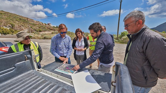 Imagen de El Cabildo ejecuta obras de control de la escorrentía en el Barranco de La Ladera, en Güímar
