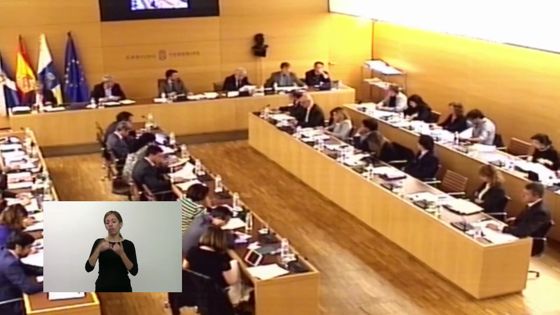 Imagen de Pleno ordinario del Cabildo de Tenerife, 31 de marzo de 2017