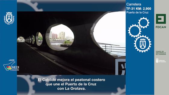Imagen de Mejora del peatonal costero Puerto de la Cruz-La Orotava