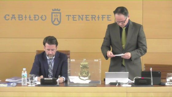 Imagen de Pleno ordinario del Cabildo de Tenerife, 27 de abril de 2018
