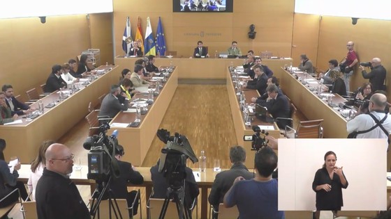 Imagen de Pleno Extraordinario del Cabildo de Tenerife, 13 de noviembre de 2018