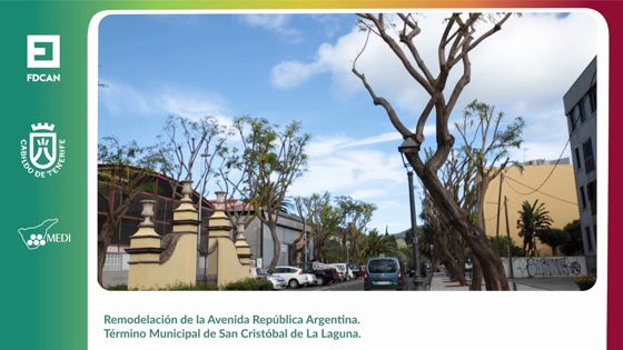 Imagen de Actuación MEDI.  Píldora Informativa 'Remodelación de la Avenida de la República de Argentina'