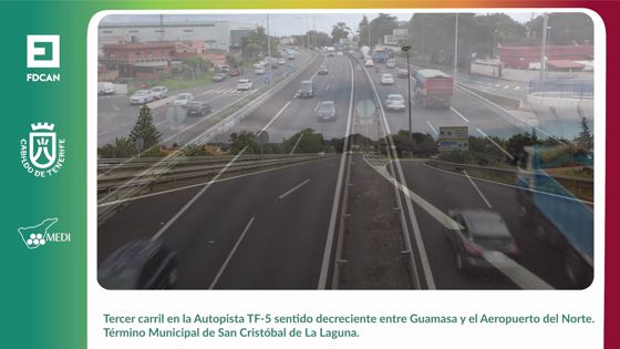 Imagen de Actuación MEDI.  Píldora Informativa 'Tercer carríl Autopista TF-5 entre Guamasa y el Aeropuerto del Norte'