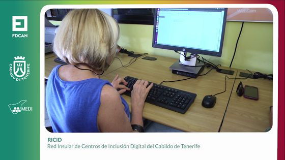 Imagen de Actuación MEDI.  Píldora Informativa Red Insular de Centros de Inclusión Digital del Cabildo de Tenerife