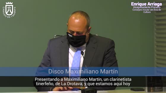 Imagen de El Cabildo presenta la grabación de Caprices and laments de Maximiliano Martín con la OST