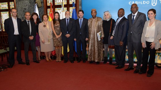Imagen de El Cabildo recibe a los presidentes de Cruz Roja en Senegal, Malí, Madagascar y Togo