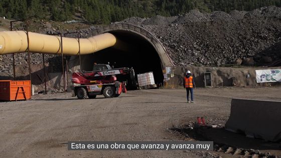 Imagen de El túnel de Erjos, el que será el más largo de Canarias, alcanza el 80% de su construcción