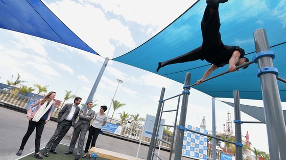 Imagen de El Cabildo fomenta la actividad física en Santa Cruz con un parque de entrenamiento al aire libre