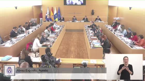 Imagen de Pleno extraordinario del Cabildo de Tenerife, 27 de febrero de 2019