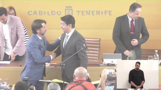 Imagen de Pleno extraordinario del Cabildo de Tenerife, moción de censura, 24 de julio de 2019