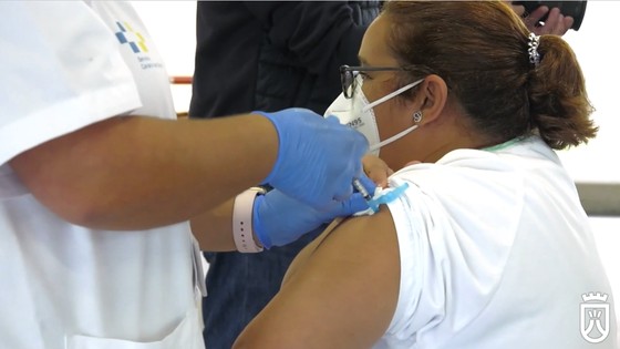Imagen de Empieza a administrarse la segunda dosis de la vacuna de la Covid-19 en los centros del IASS