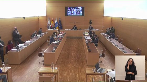 Imagen de Pleno ordinario del Cabildo de Tenerife, 30 de abril de 2021