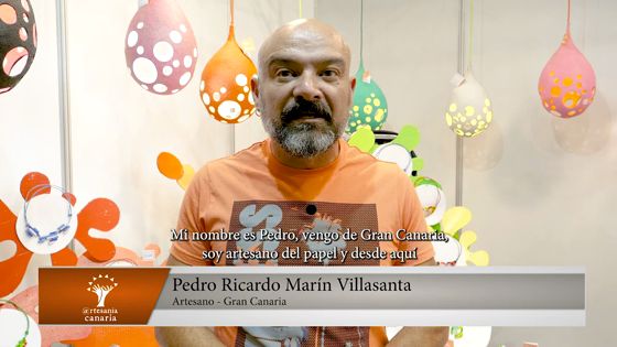 Imagen de Invitacion de Pedro Ricardo Marin a la XXXIX Feria de Artesania de Canarias